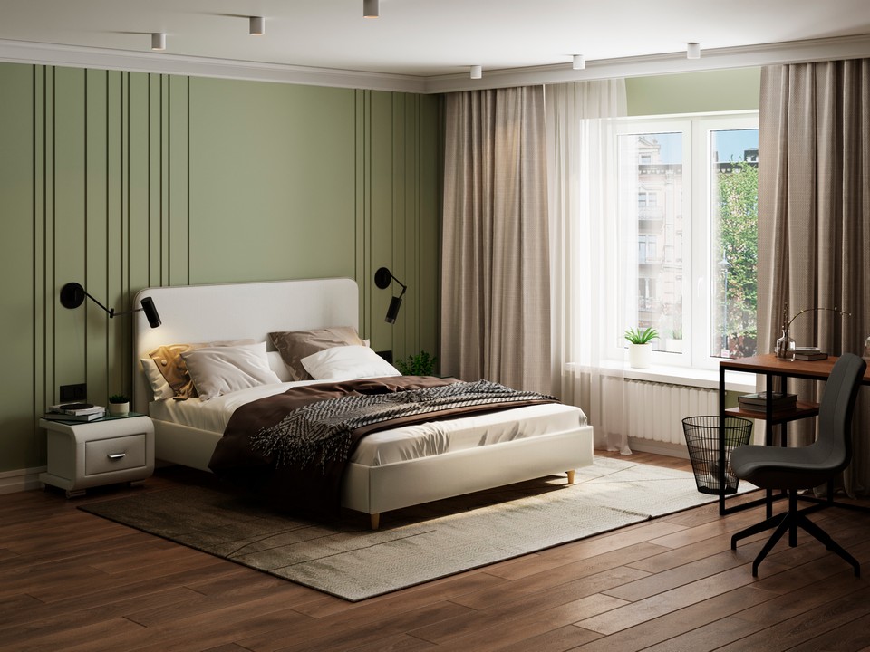 Кровать Mia 140x200 (Тетра Молочный): купить, цена, отзывы — Орматек ...